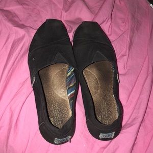 black toms mens size 9 womens 10.5